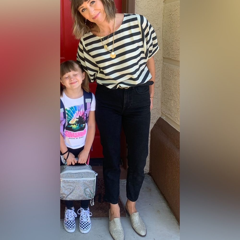 Short Sleeve striped blouse